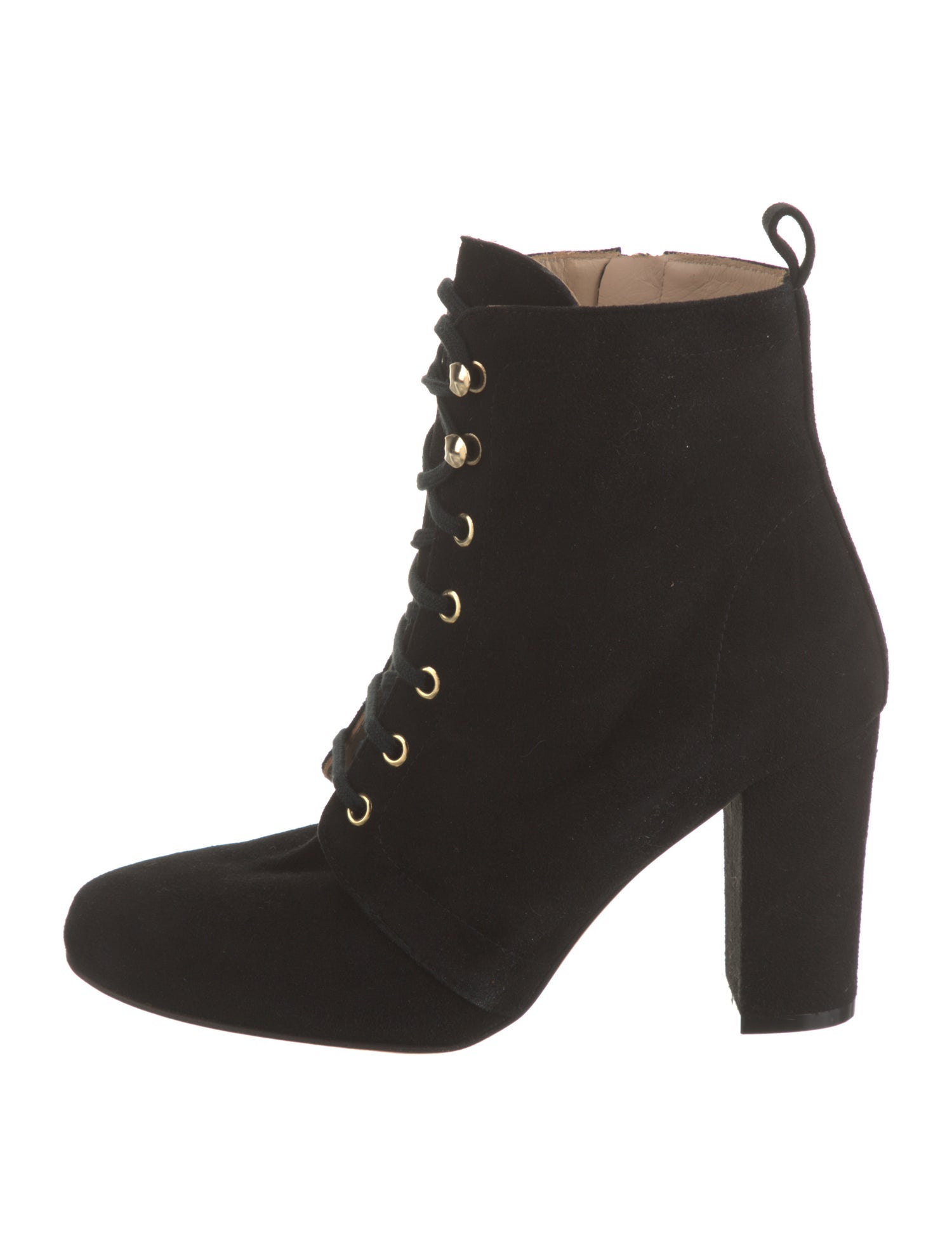 L'Agence Suede Lace-Up Boots