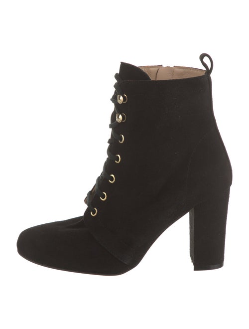 L'Agence Suede Lace-Up Boots