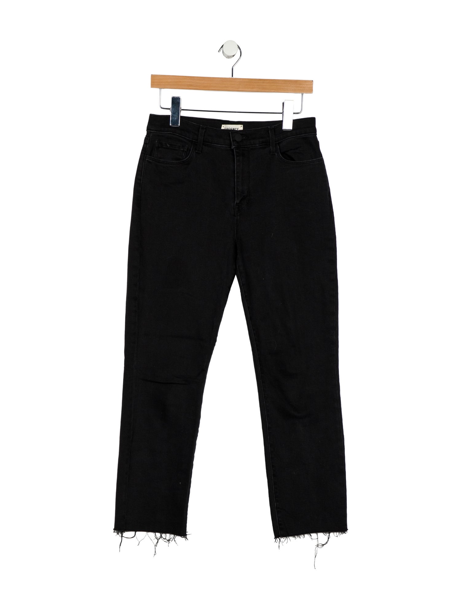L'Agence Mid-Rise Straight Leg Jeans