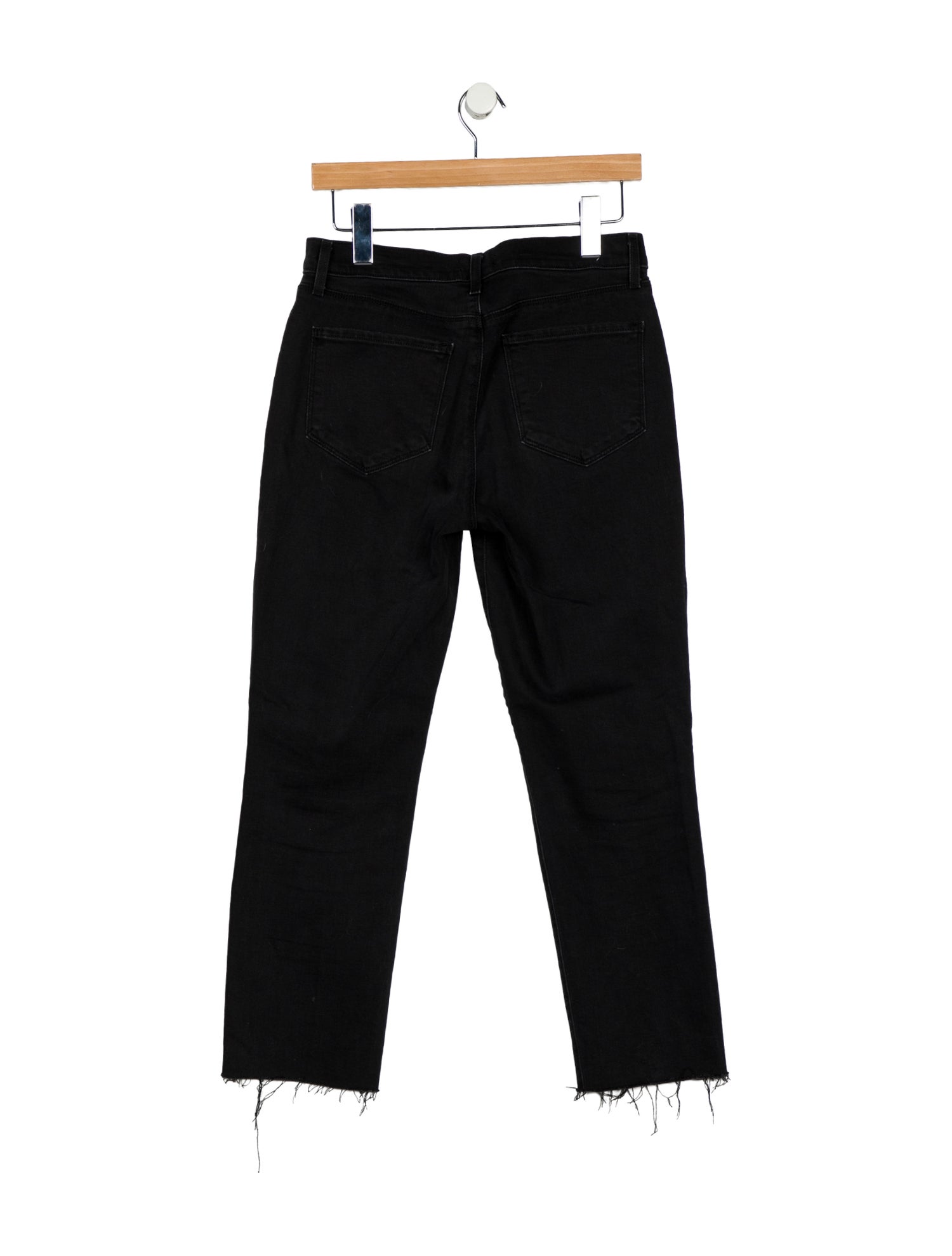 L'Agence Mid-Rise Straight Leg Jeans