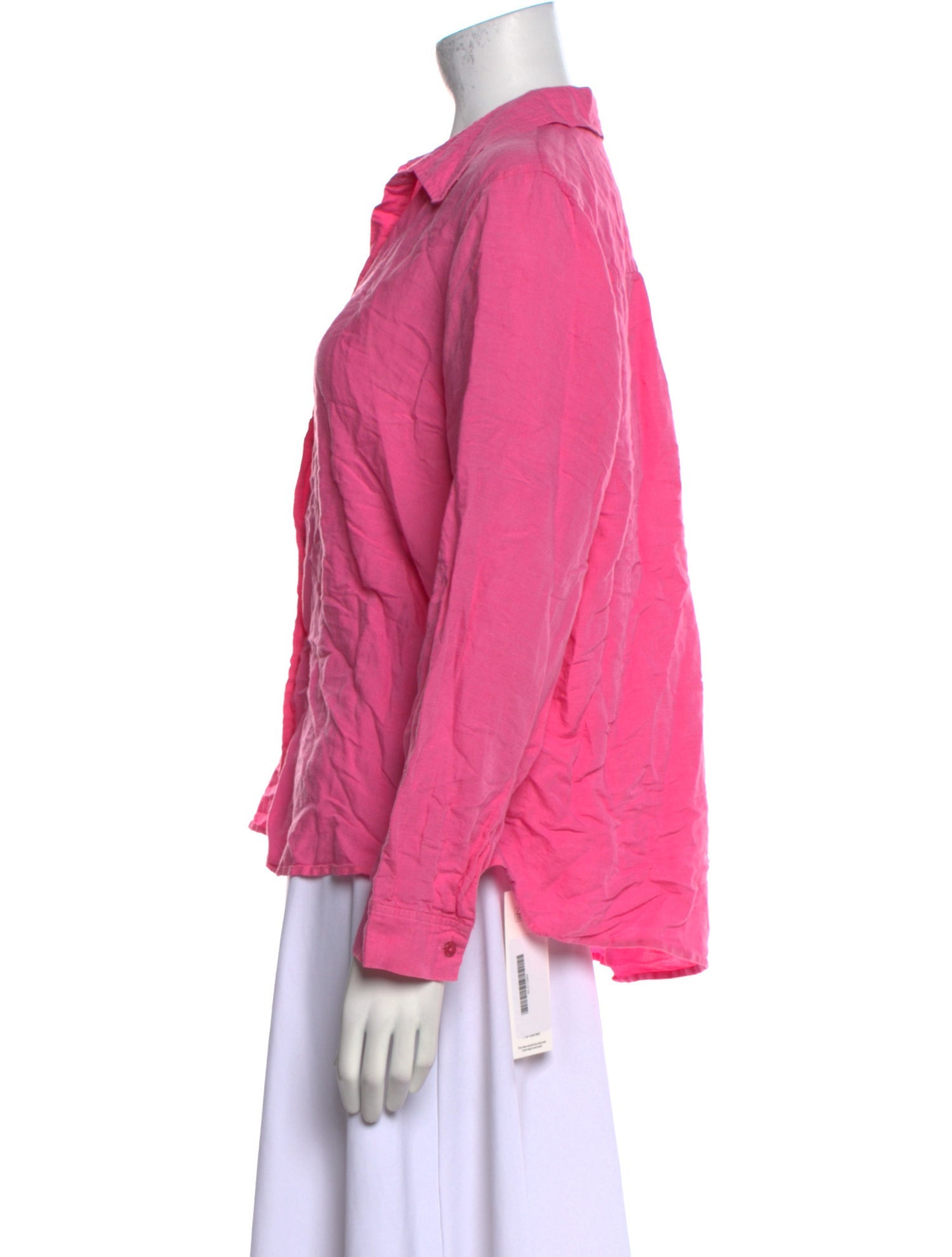 L'Agence V-Neck Long Sleeve Blouse