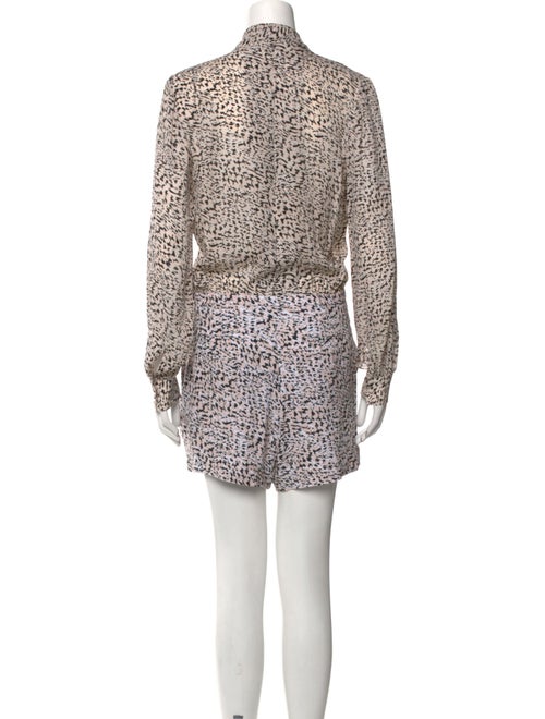 L'Agence Silk Printed Romper