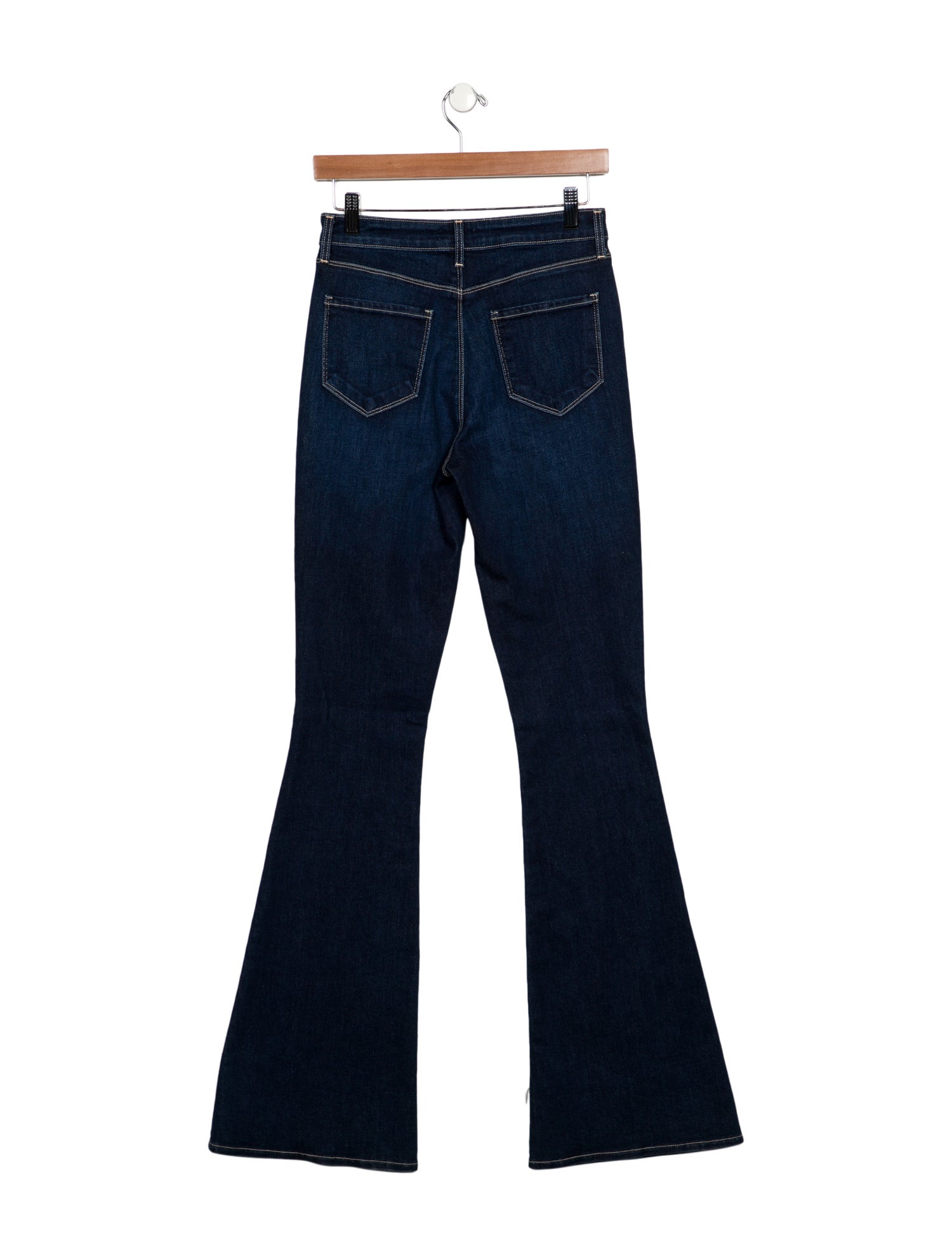 L'Agence Mid-Rise Wide Leg Jeans