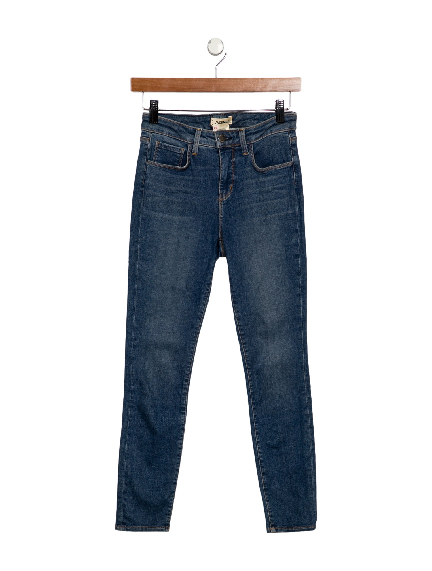 L'Agence Mid-Rise Skinny Leg Jeans