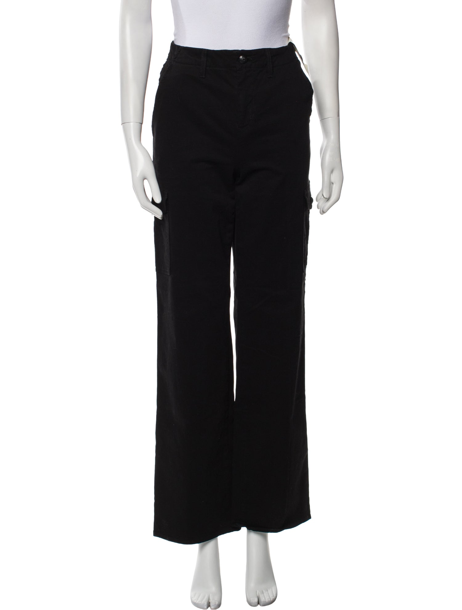 Dries Van Noten Wide Leg Pants - Black, 11.5