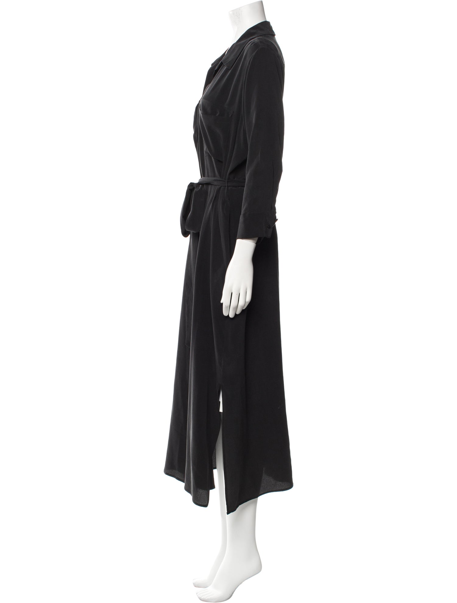 L'Agence Silk Long Dress
