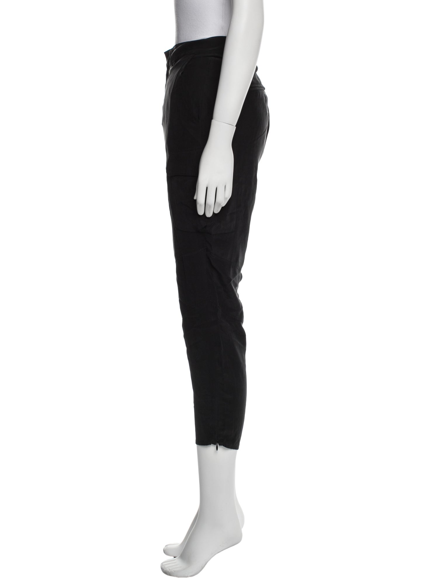 L'Agence Silk Skinny Leg Pants