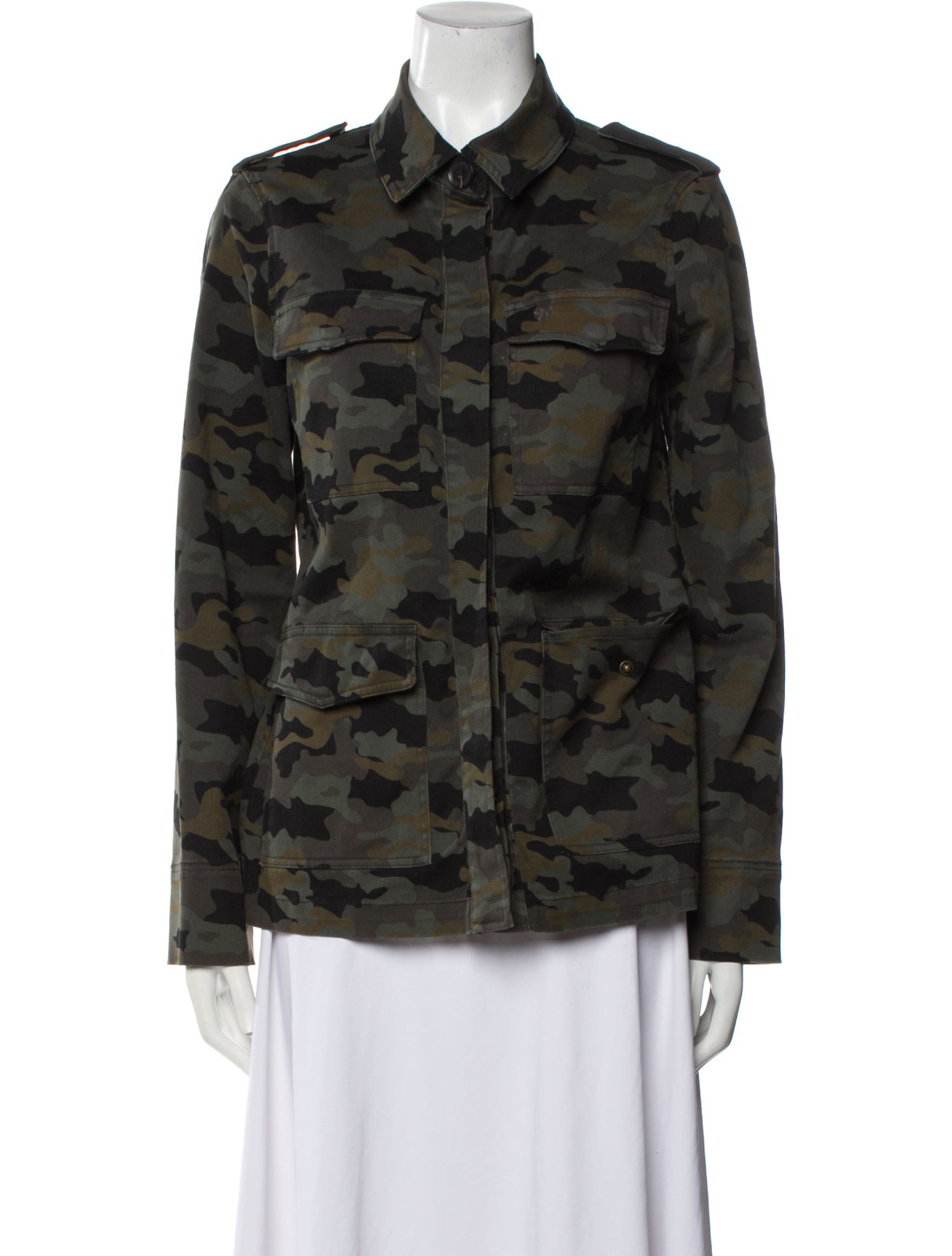 L'Agence Printed Utility Jacket