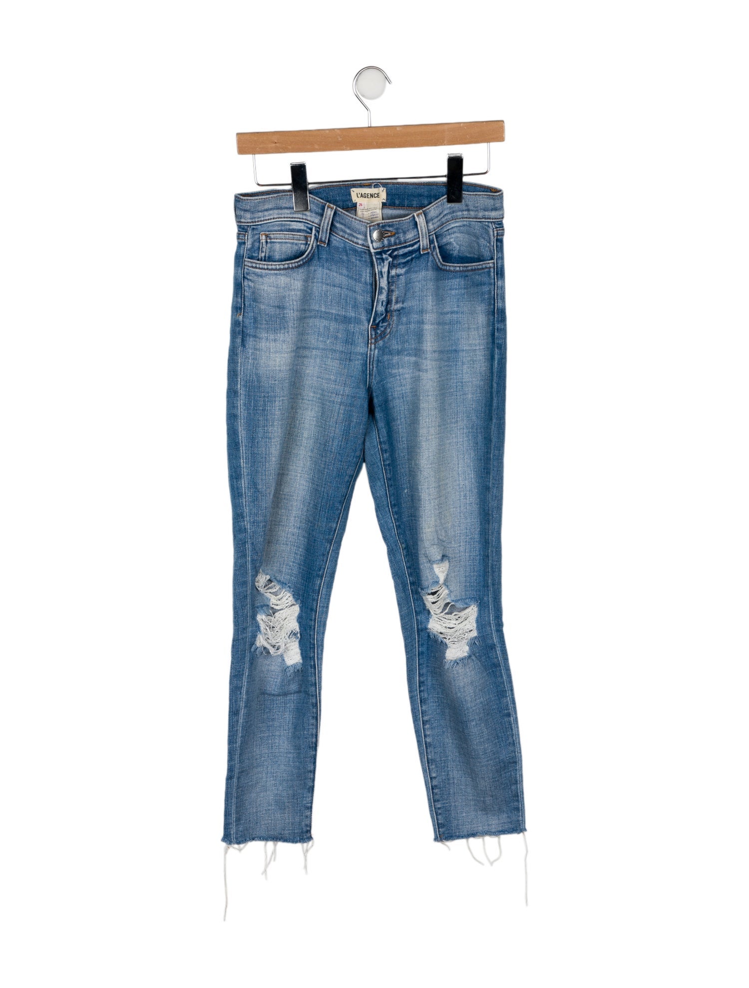 L'Agence Mid-Rise Skinny Leg Jeans