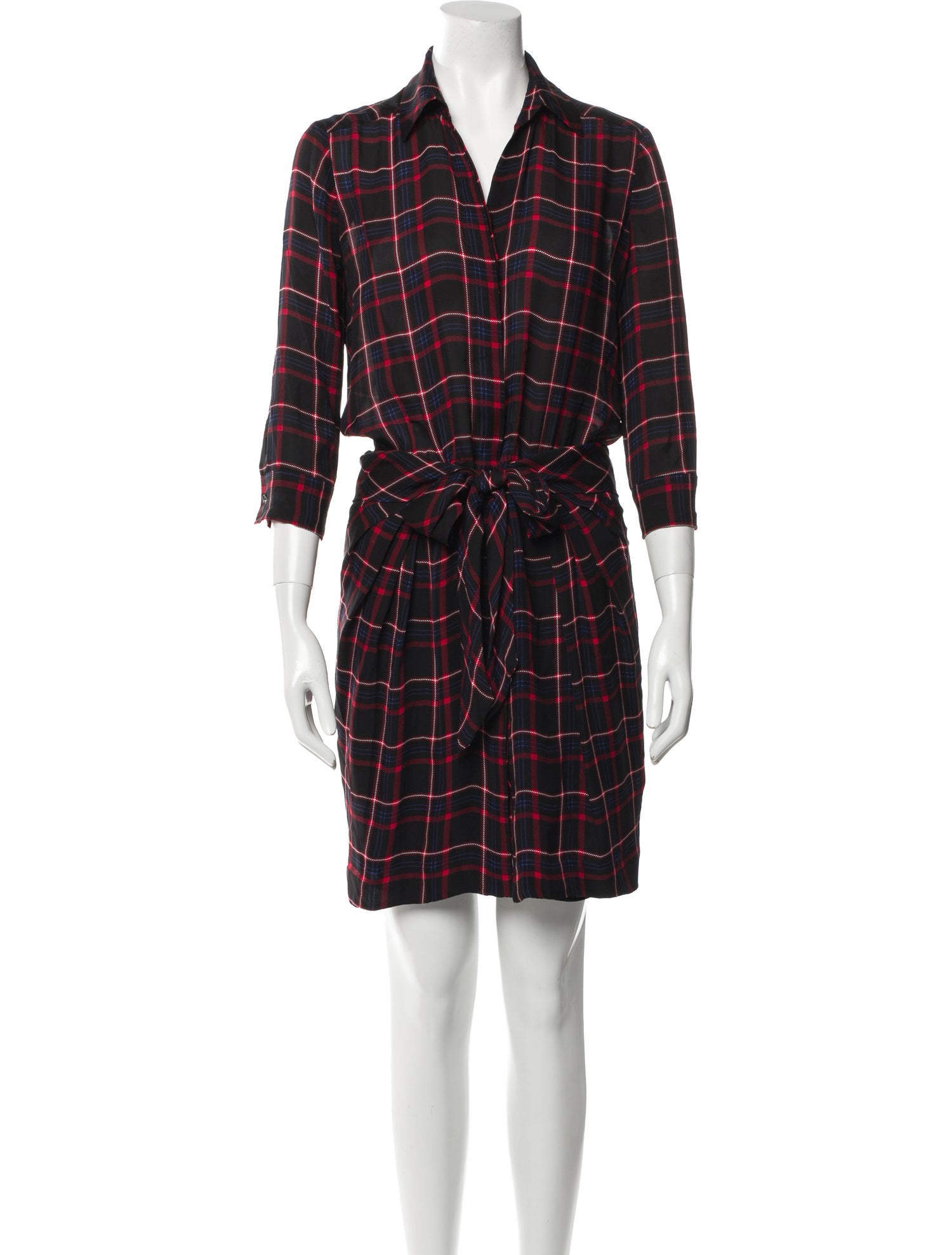 L'Agence Silk Mini Dress