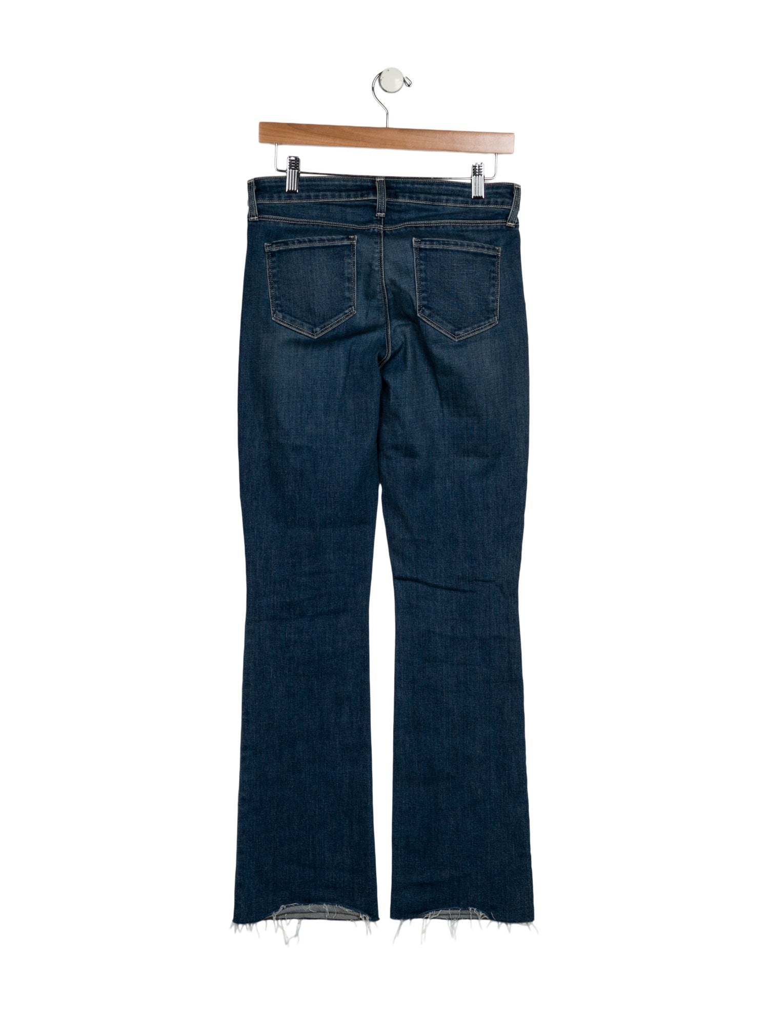 L'Agence Mid-Rise Straight Leg Jeans