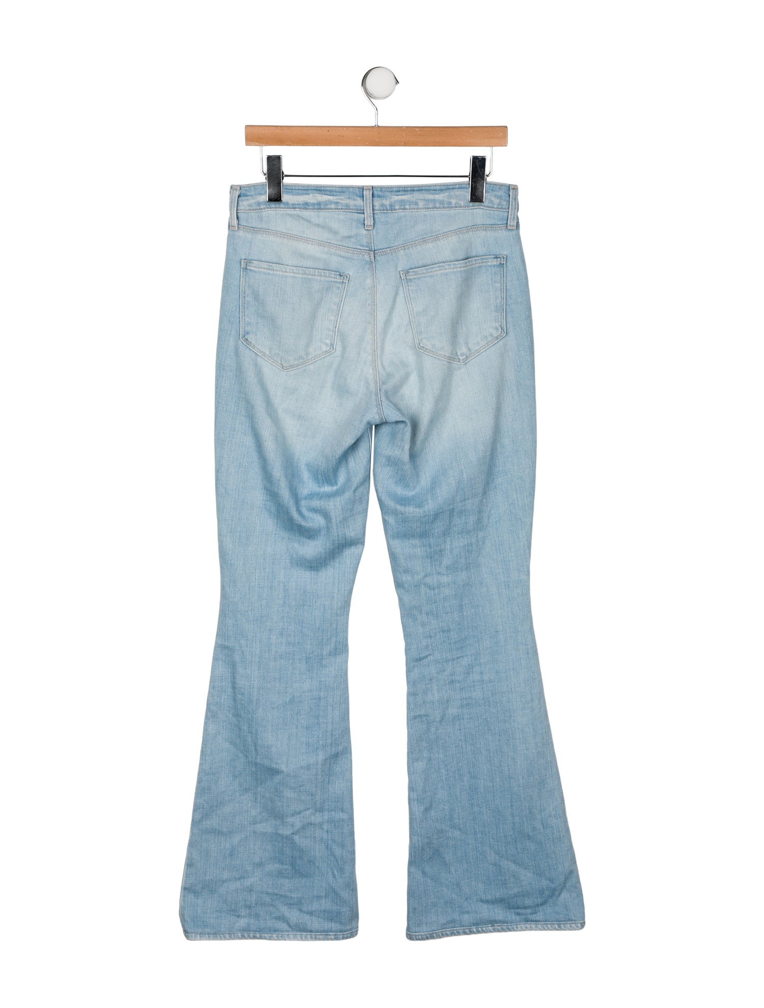 L'Agence Mid-Rise Wide Leg Jeans