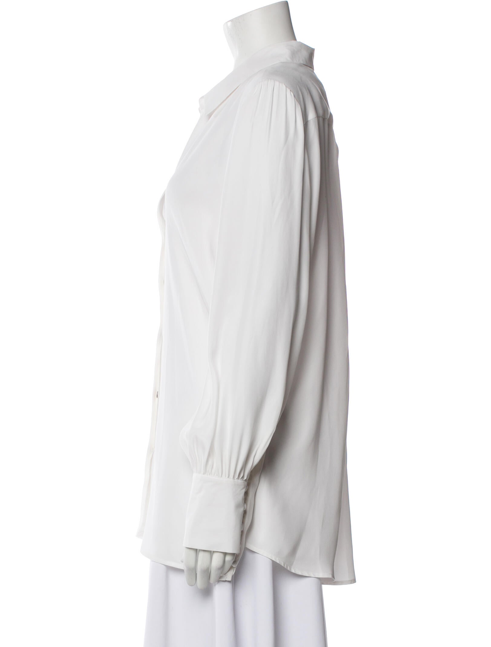 L'Agence Long Sleeve Button-Up Top