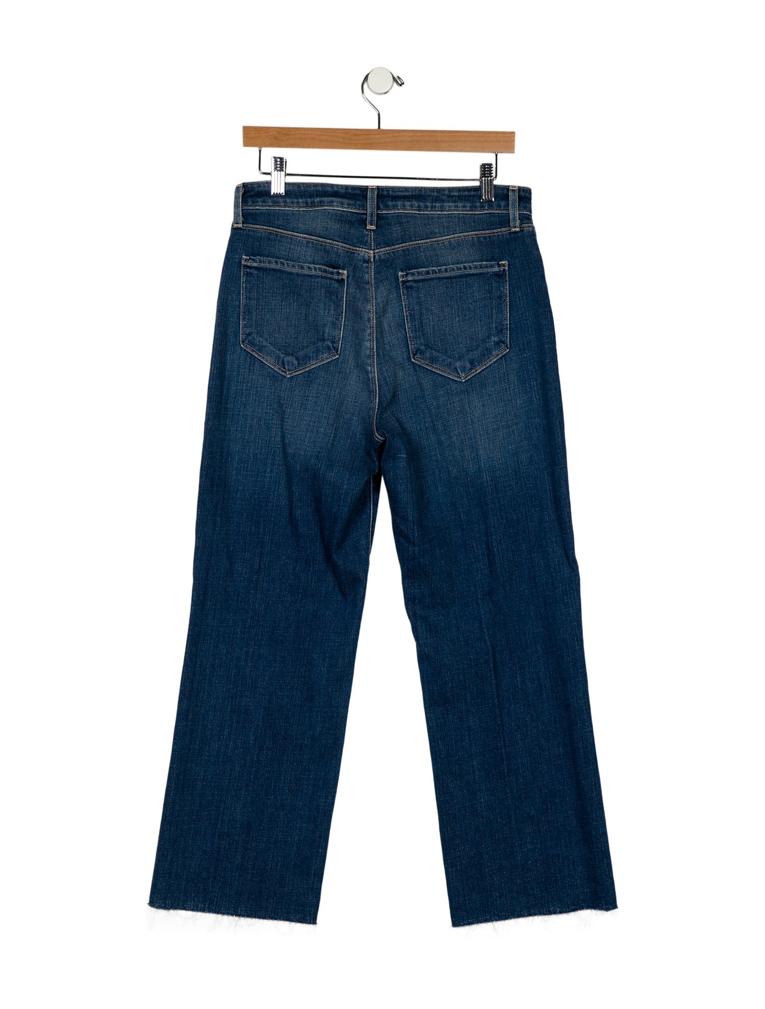 L'Agence Mid-Rise Straight Leg Jeans