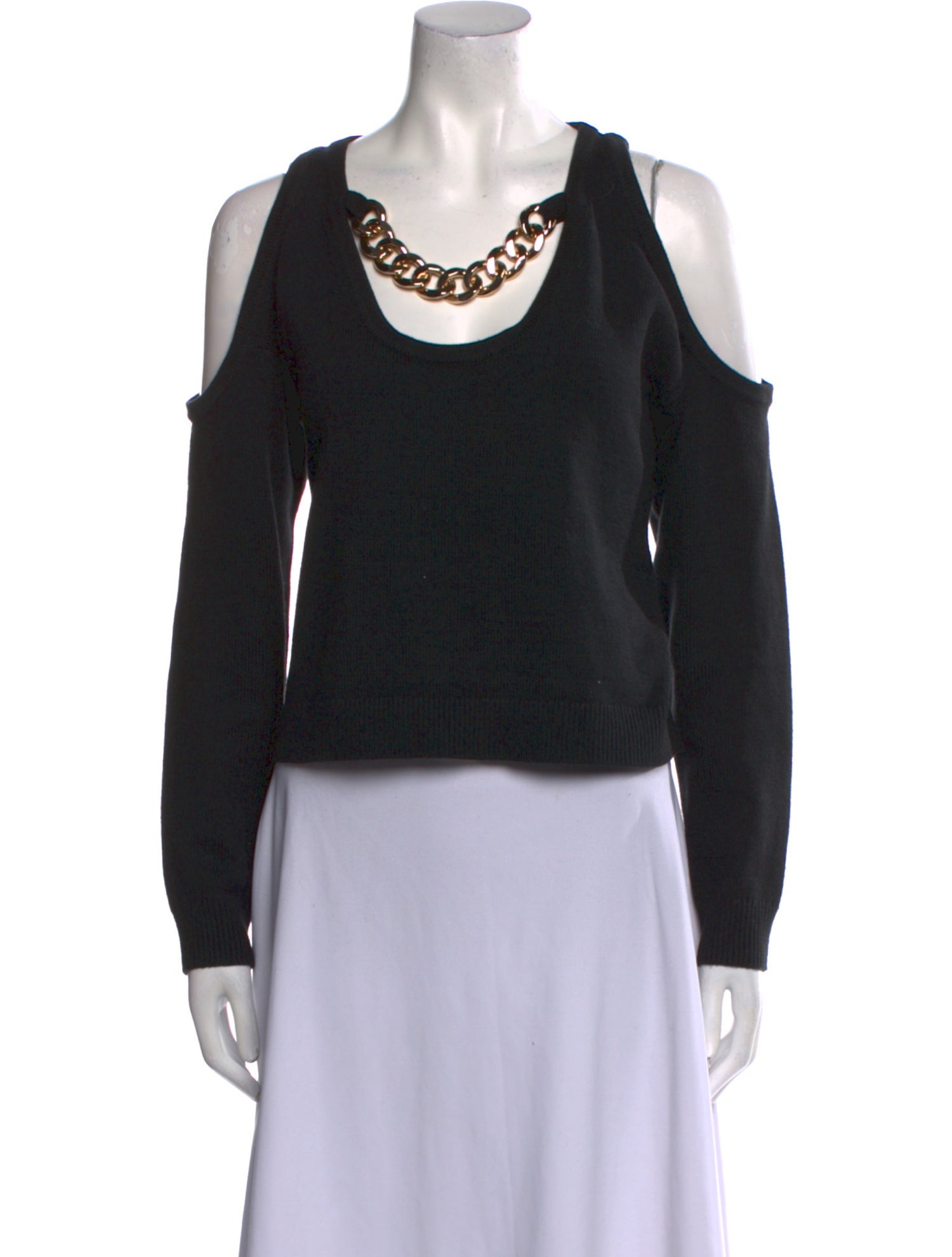 L'Agence Scoop Neck Sweater