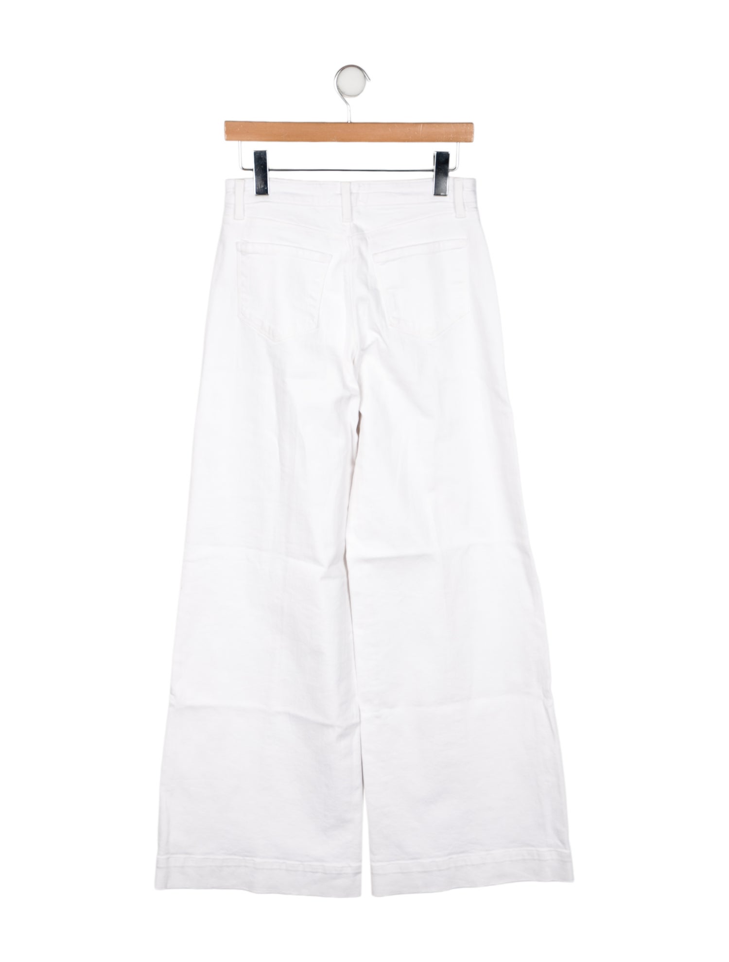 L'Agence Mid-Rise Wide Leg Jeans