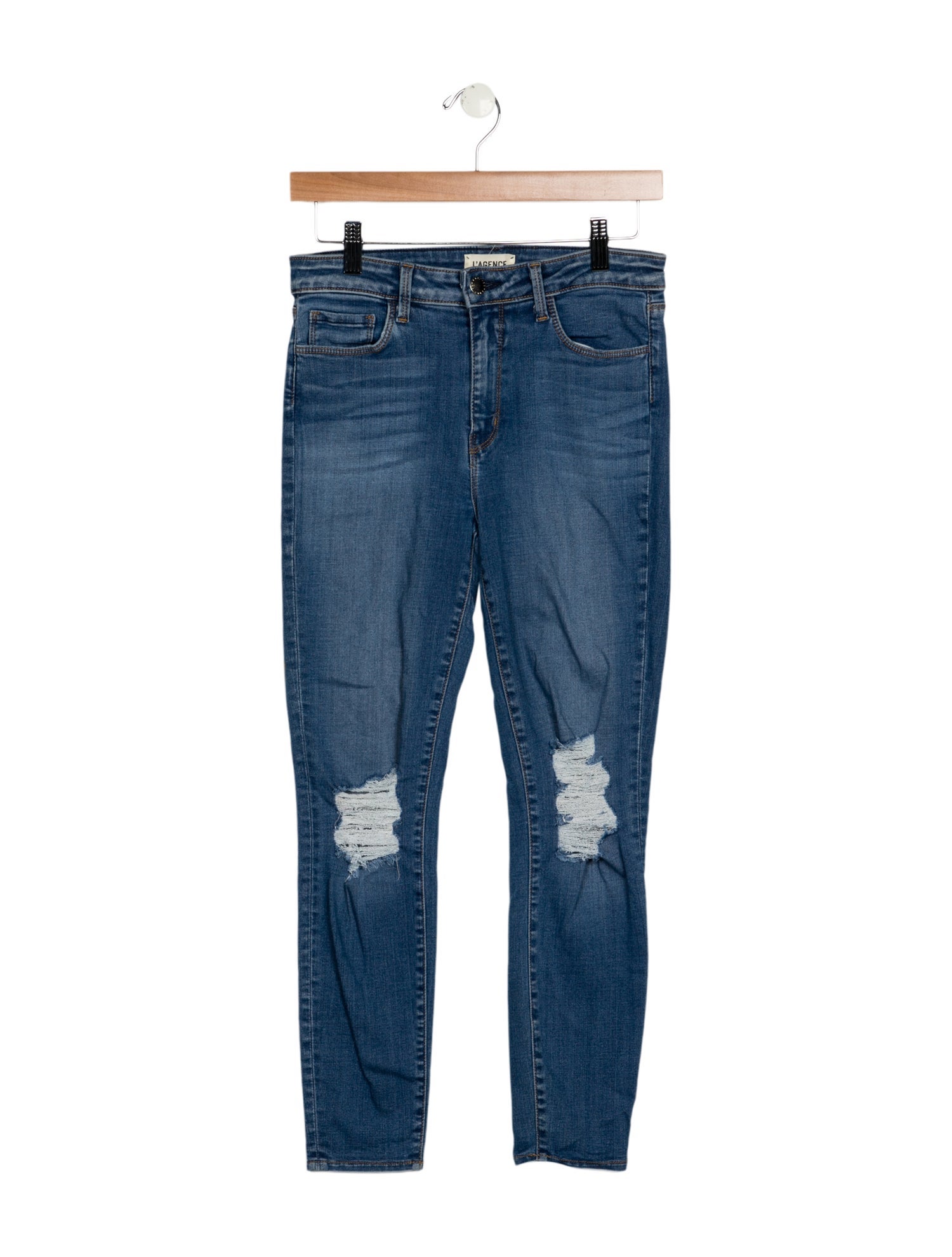 L'Agence Mid-Rise Skinny Leg Jeans