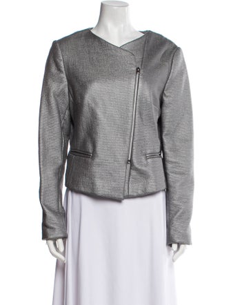 L'Agence Tweed Pattern Evening Jacket