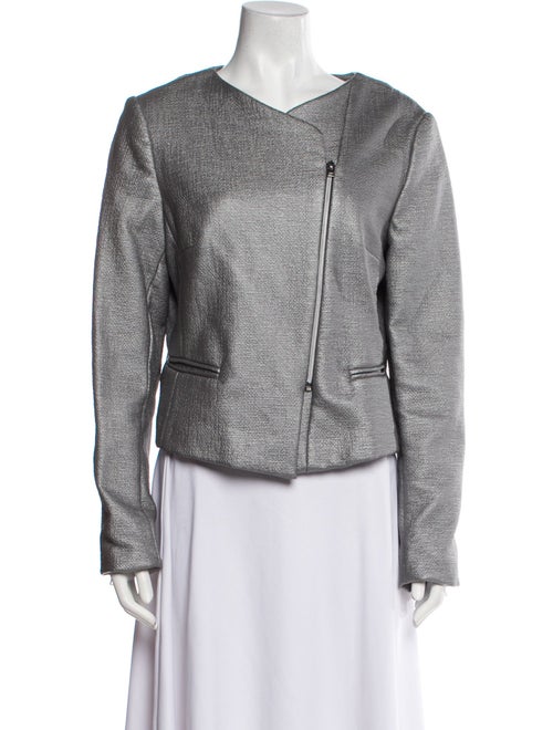 L'Agence Tweed Pattern Evening Jacket