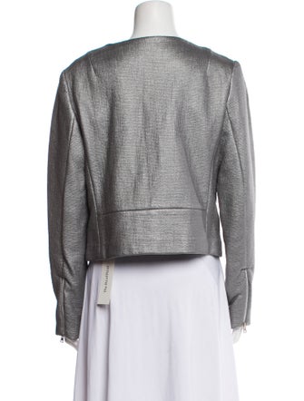 L'Agence Tweed Pattern Evening Jacket