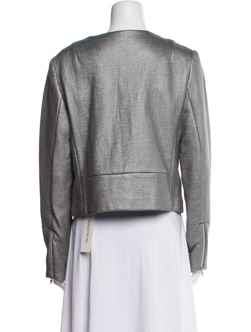 L'Agence Tweed Pattern Evening Jacket