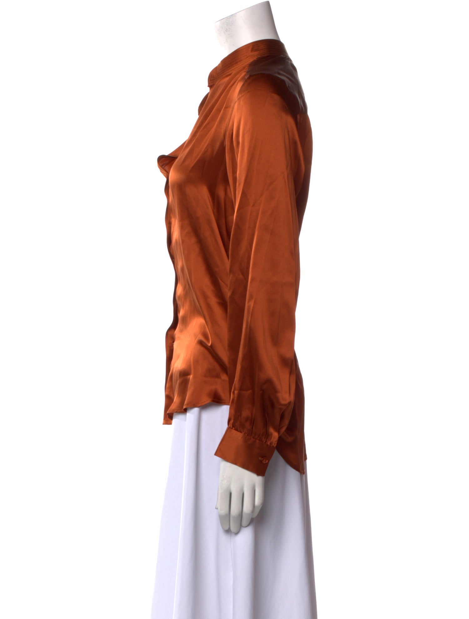 L'Agence Silk V-Neck Blouse w/ Tags