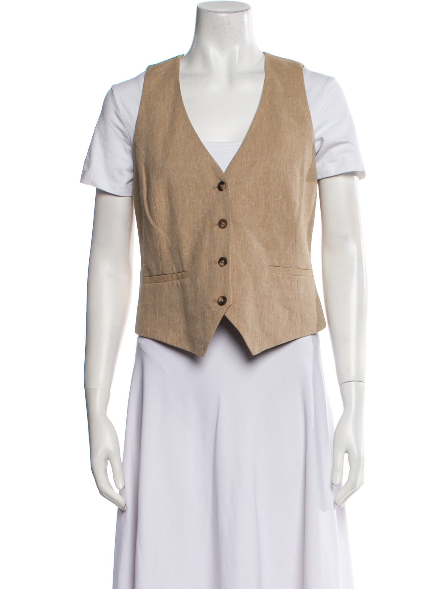 L'Agence Linen Vest
