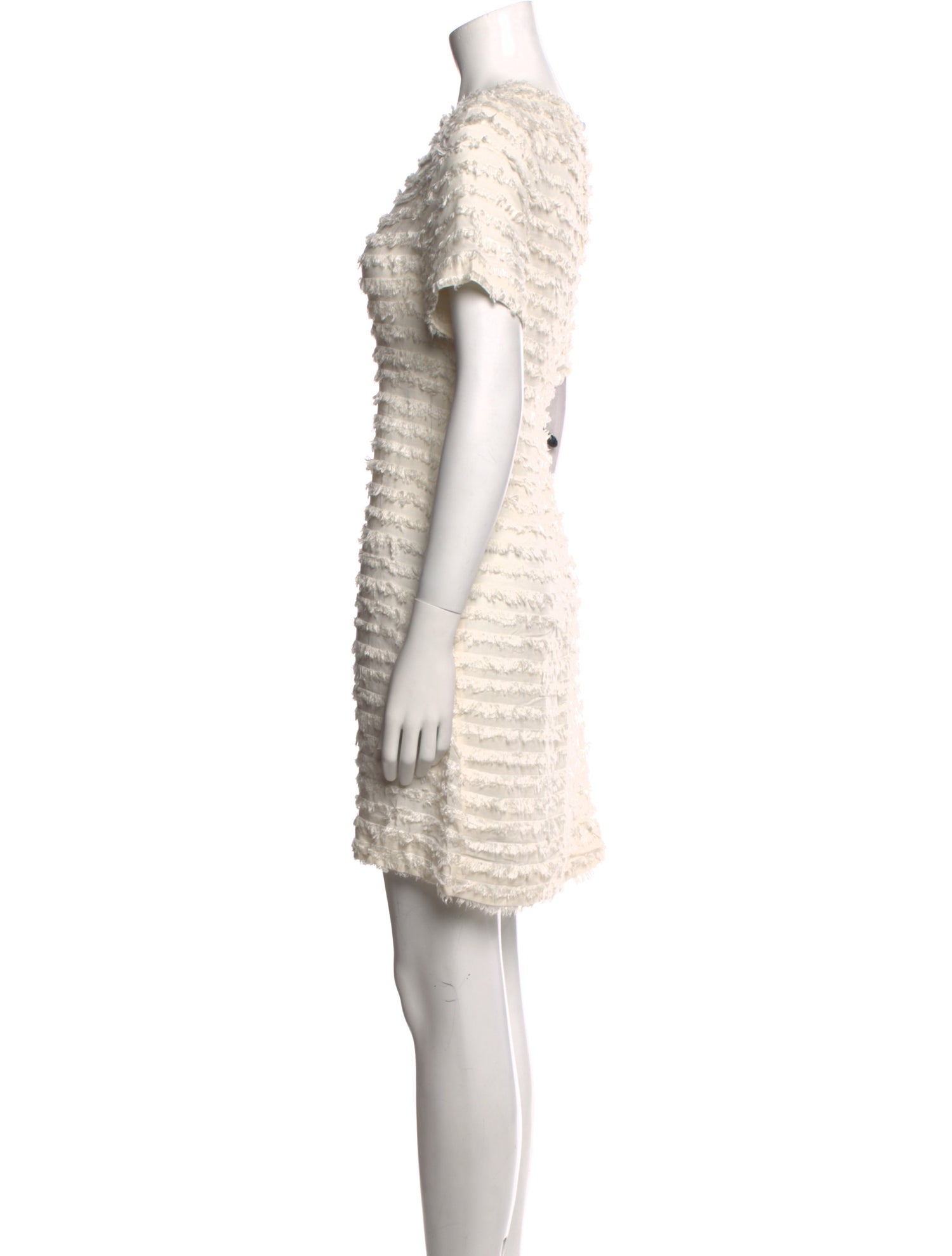 L'Agence Bateau Neckline Mini Dress