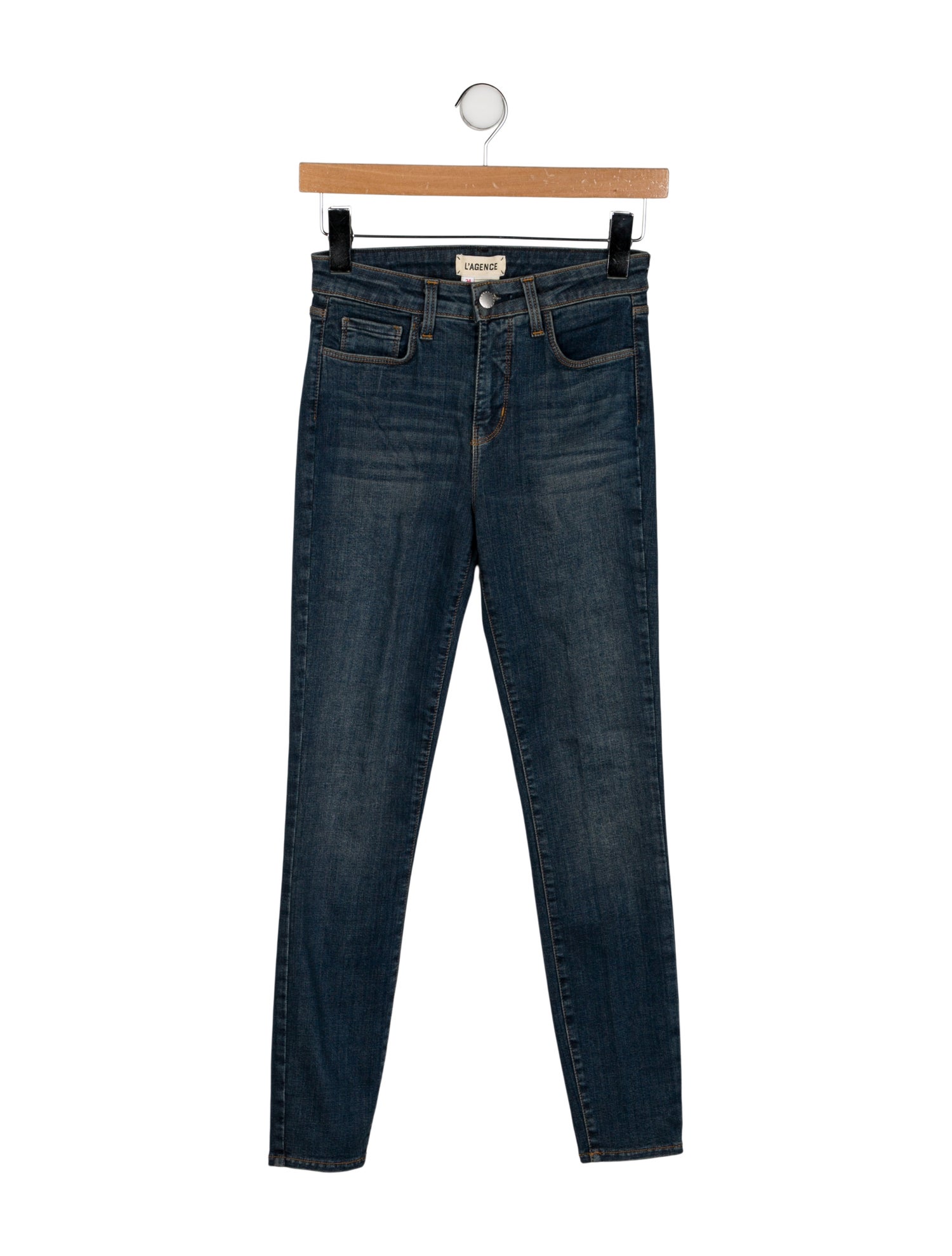 L'Agence Mid-Rise Skinny Leg Jeans