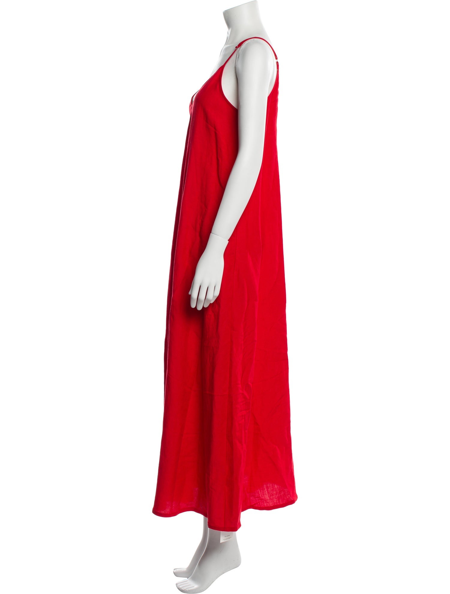 L'Agence V-Neck Long Dress