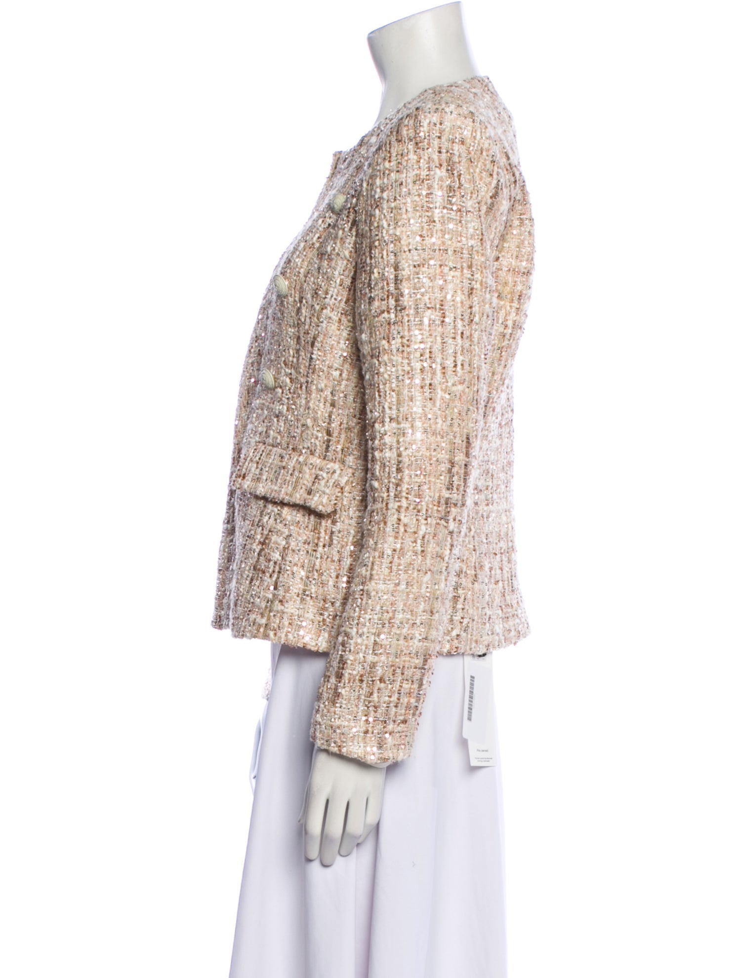 L'Agence Tweed Pattern Jacket