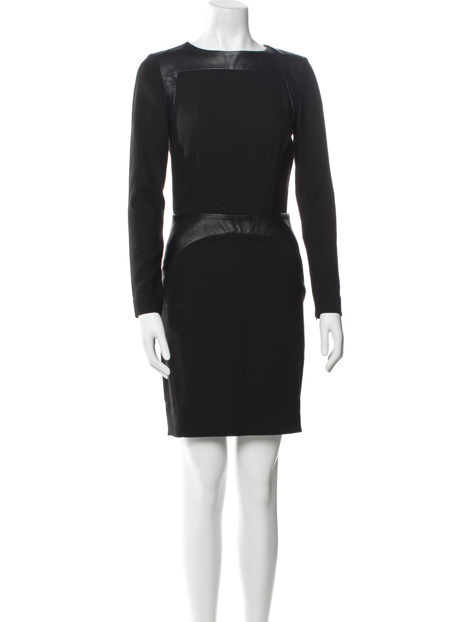 L'Agence Bateau Neckline Mini Dress