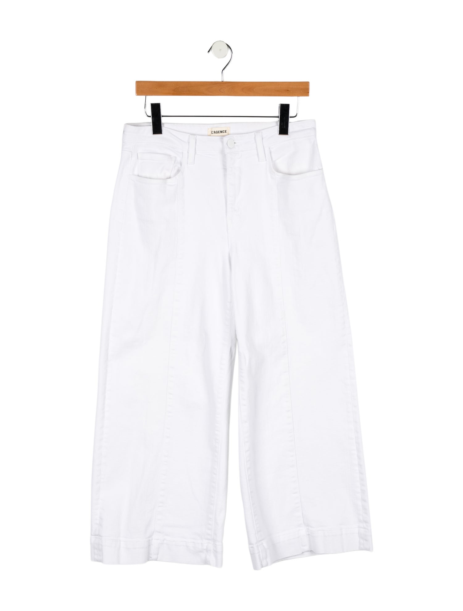 L'Agence Low-Rise Wide Leg Jeans