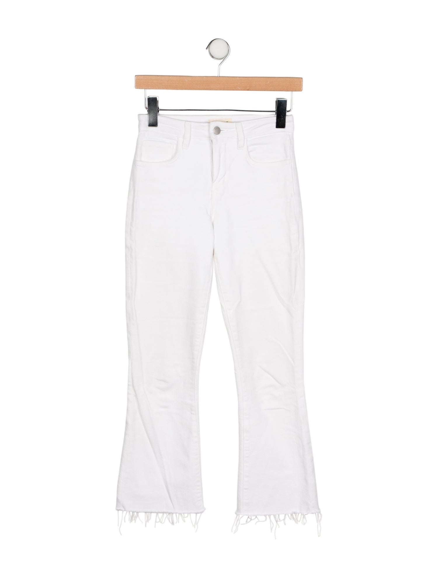 L'Agence Mid-Rise Straight Leg Jeans