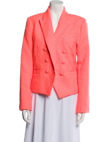 L'Agence Jackets Tweed Pattern Blazer M