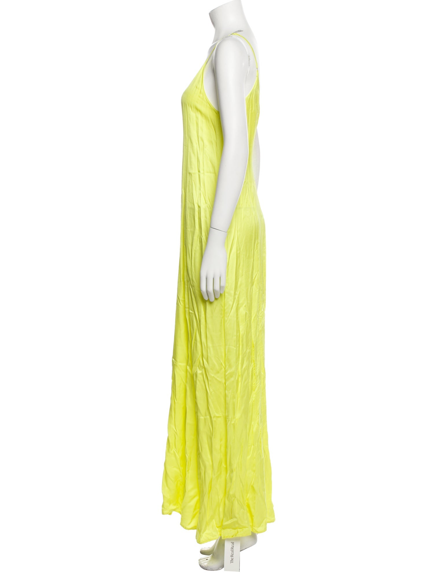 L'Agence V-Neck Long Dress