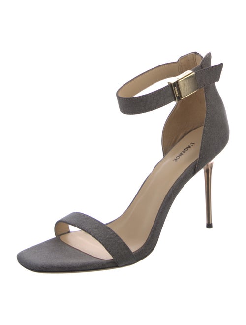 L'Agence Denim Sandals