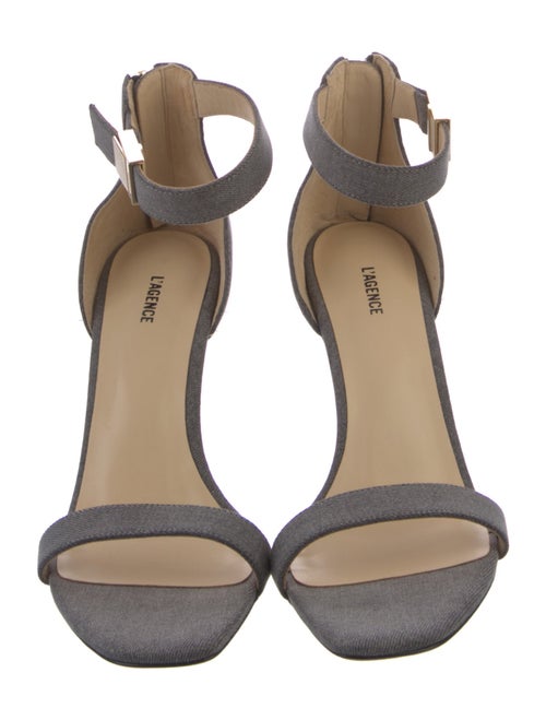 L'Agence Denim Sandals