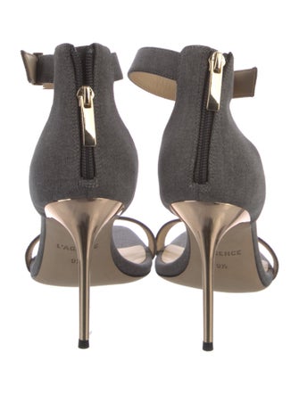 L'Agence Denim Sandals