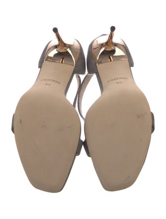 L'Agence Denim Sandals