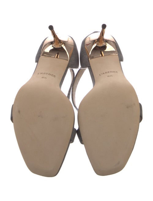 L'Agence Denim Sandals