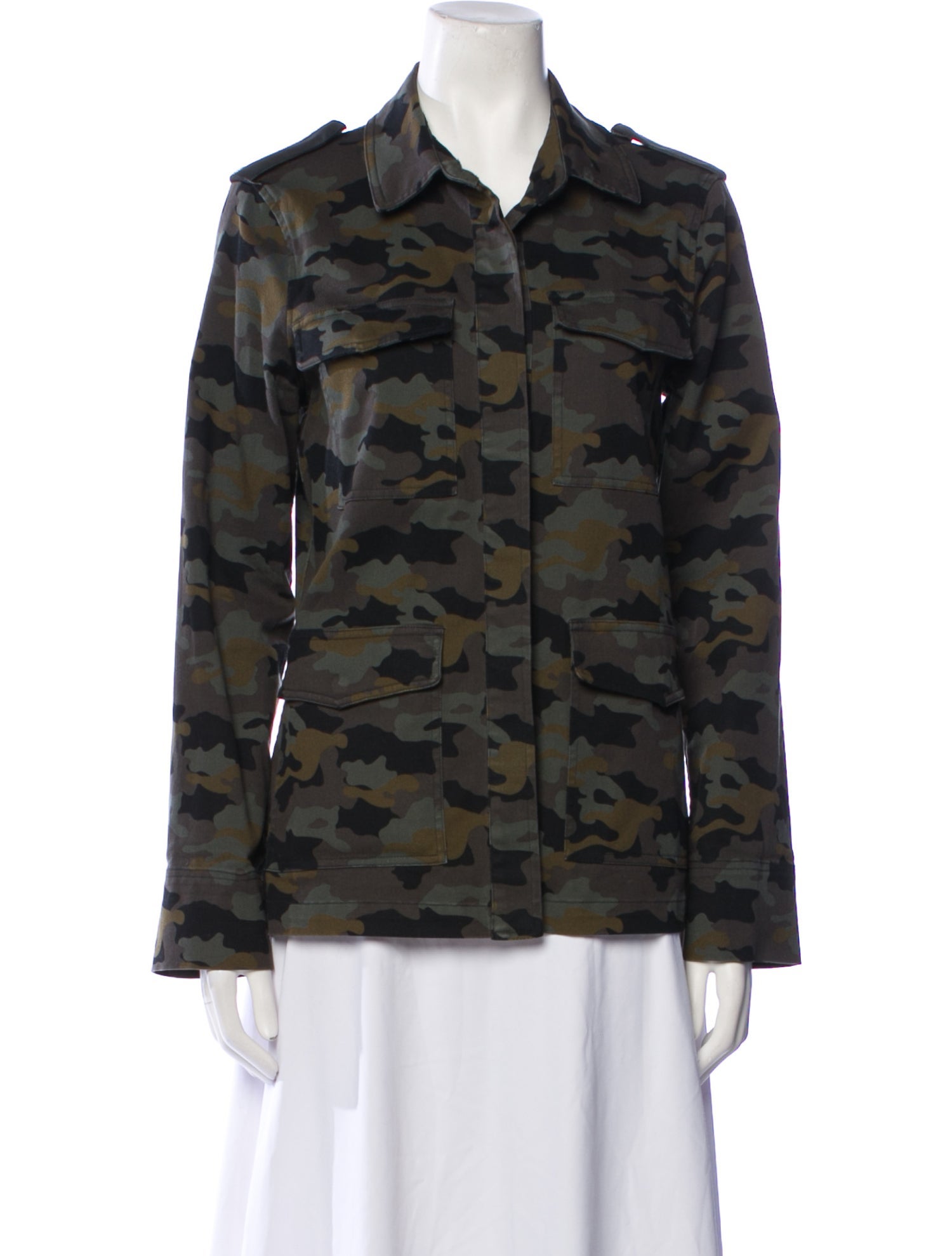 L'Agence Printed Utility Jacket