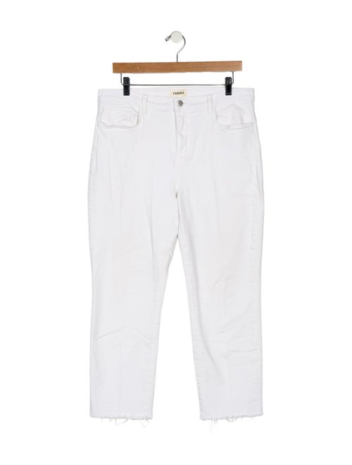 L'Agence Mid-Rise Straight Leg Jeans