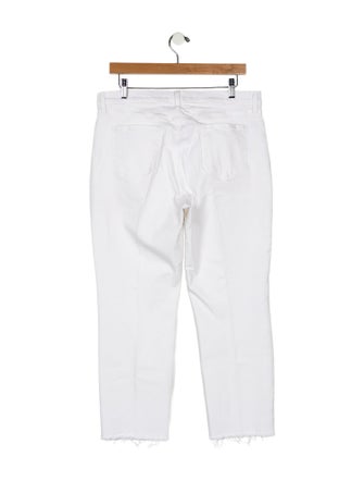 L'Agence Mid-Rise Straight Leg Jeans