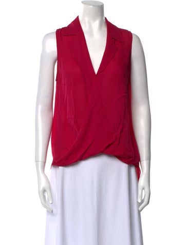 L'Agence Tops Silk Sleeveless Blouse S