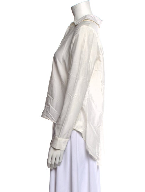 L'Agence Long Sleeve Button-Up Top