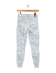 L'Agence Tie-Dye Print Skinny Leg Pants