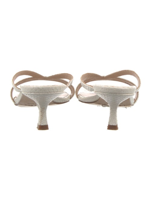 L'Agence Leather Slides