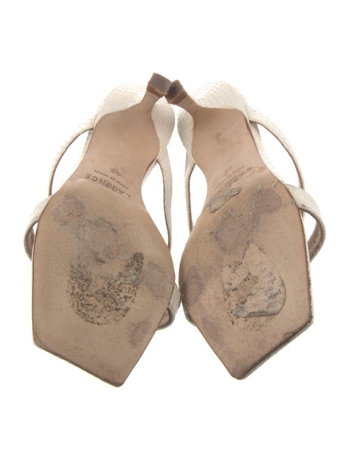 L'Agence Leather Slides