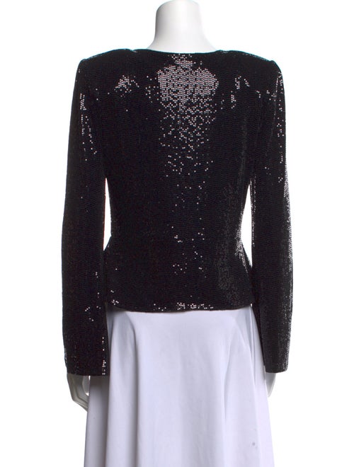 L'Agence Nylon Patterned Crop Top